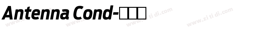 Antenna Cond字体转换